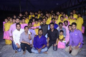 সনাতনী মানবকল্যাণ সংঘের বস্ত্র বিতরণ