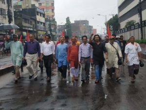 বামজোটের শান্তিপূর্ণ হরতাল