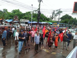 বামজোটের শান্তিপূর্ণ হরতাল