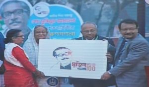 মুজিববর্ষের কাউন্টডাউন ক্লক উদ্বোধন করলেন বঙ্গবন্ধুকন্যা