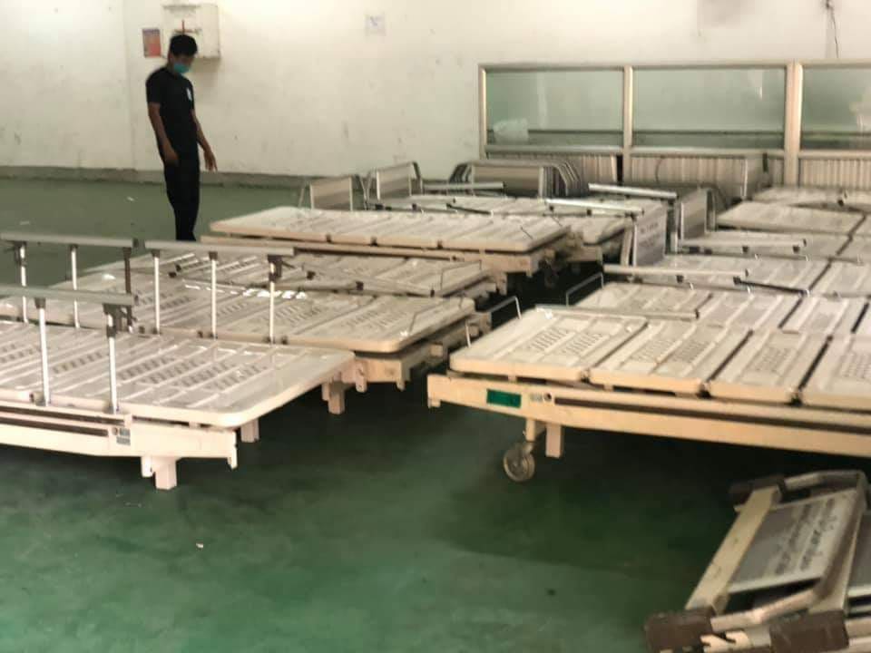 উদ্বোধনের অপেক্ষায় ২০ দিনে তৈরি করোনা হাসপাতাল উদ্বোধনের অপেক্ষায় ২০ দিনে তৈরি করোনা হাসপাতাল
