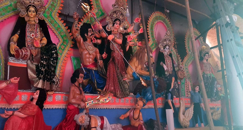 জ্যৈষ্ঠপুরায় এবার মাহিষ্মতী সাম্রাজ্যে দুর্গোৎসব জ্যৈষ্ঠপুরা,মাহিষ্মতী, সাম্রাজ্যে, দুর্গোৎসব